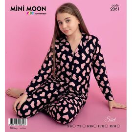 Дитяча піжама на дівчинку 2061 black р.5-14 "Meloria" недорого оптом від прямого постачальника