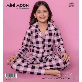 Дитяча піжама на дівчинку 2069 pink р.5-14 "Meloria" недорого оптом від прямого постачальника