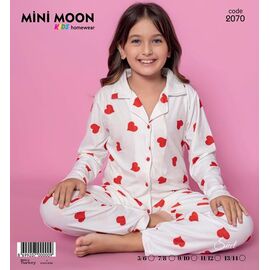 Дитяча піжама на дівчинку 2070 white р.5-14 "Meloria" недорого оптом від прямого постачальника