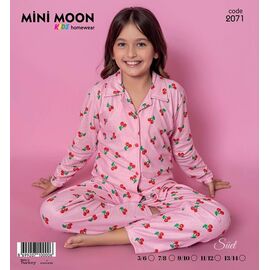 Дитяча піжама на дівчинку 2071 pink р.5-14 "Meloria" недорого оптом від прямого постачальника
