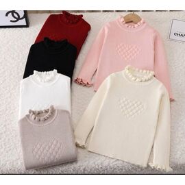 Светер Дитячий на дівчинку S2008 red р.110-150 "Meloria" недорого оптом від прямого постачальника