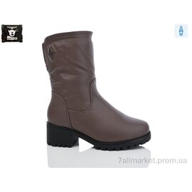 Чоботи жіночі зручні Зима K506-19 (6 пар р.36-41) "Steel Land" недорого оптом від прямого постачальника