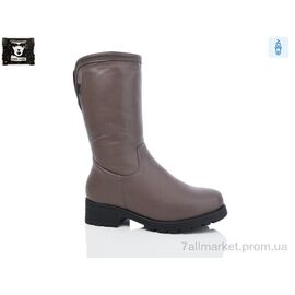Чоботи жіночі зручні Зима 659-19 (6 пар р.36-41) "Steel Land" недорого оптом від прямого постачальника