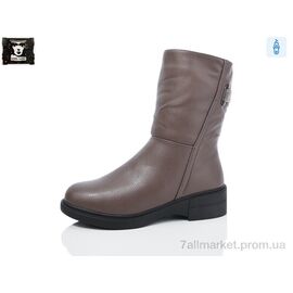 Чоботи жіночі зручні Зима K475-29 (6 пар р.36-41) "Steel Land" недорого оптом від прямого постачальника