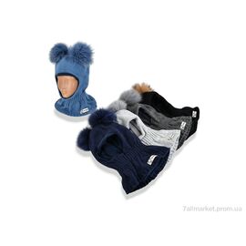 Фотография Шапка детская Зима 4080-M1 mix (5 шт. р.сетка 50-52) "Red Hat" недорого оптом от прямого поставщика