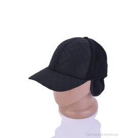 Фотография Кепка для мужчин Весна/осень Стьобана плащівка чорний (5 шт. р.сетка 56-60) "TUZZI" недорого оптом от прямого поставщика
