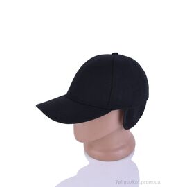 Фотография Кепка для мужчин Весна/осень Вовна чорний (5 шт. р.сетка 56-60) "TUZZI" недорого оптом от прямого поставщика