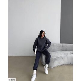 Жіночий спортивний костюм на флісі великого розміру. р.48-52 "BEST FASHION" купити недорого від прямого постачальника