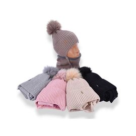 Фотография Комплект детский тёплый унисекс 4111VK mix р.50-52 "Red Hat" недорого оптом от прямого поставщика