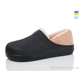 Калоші жіночі Зима 651 чорний (6 пар р.37-41) "Lot Shoes" недорого оптом від прямого постачальника