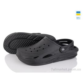 Крокси чоловічі легкі Літо Крок С103 чорний (6 пар р.41-45) "Vladimir" недорого оптом від прямого постачальника