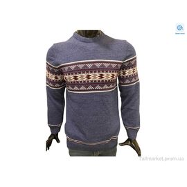 Светр чоловічий Зима B01 джинс (3 шт. р.сіткаM-XL) "TurkishBrend" недорого оптом від прямого постачальника