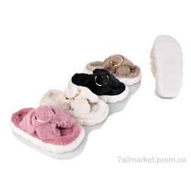 Тапки жіночі для будинку Весна/осінь 8146 mix (6 пар р.36-41) "Vladimir" недорого оптом від прямого постачальника