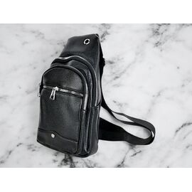 Сумка чоловіча 088-9 black р.30*15*5 "Glamorta" недорого оптом від прямого постачальника