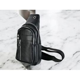 Сумка чоловіча 1993 black р.30*15*5 "Glamorta" недорого оптом від прямого постачальника