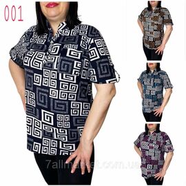 Блузка жіноча стильна/напівбал розміри XL-6XL (мікс кв)"NICOLAS" недорого від прямого постачальника