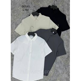 Сорочка чоловіча Regular Fit стильна розміри L-4XL (3кв)"PROSTOMEN" недорого від прямого постачальника