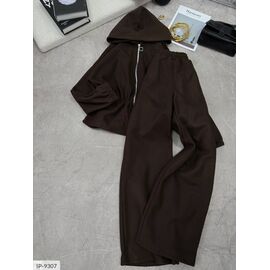 Фотография Худые с капюшоном под резинку на талии прямые брюки р.48-52 "BEST FASHION" купить недорого от прямого поставщика