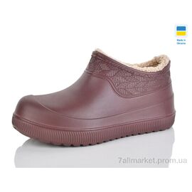 Фотография Галоши женские зима Прогрес Ж970 шоколад (8 пар р.37-41) "Progress" недорого оптом от прямого поставщика