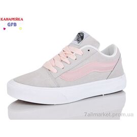 Фотография Кеды женские стильные Весна/осень Q562-6 (8 пар р.36-41) "GFB-Канарейка" недорого оптом от прямого поставщика