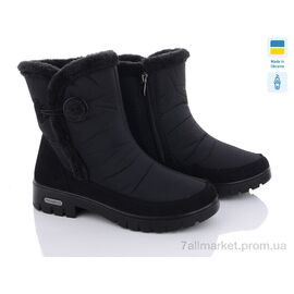 Фотография Дутики женские утепленные зима 3412 чорний (6 пар р.37-41) "Paolla" недорого оптом от прямого поставщика