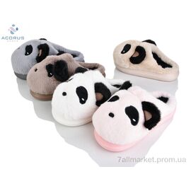 Тапки жіночі для будинку Зима 2118 mix (10 пар р.36-45) "Acorus" недорого оптом від прямого постачальника