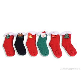 Шкарпетки для дітей Зима WF24524 mix (12 шт. р.сітка28-35) "SANLIN" недорого оптом від прямого постачальника