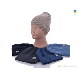 Шапка дитяча Весна/осінь SI001-8 mix (5 шт. р.сітка46-50) "Angelica" недорого оптом від прямого постачальника