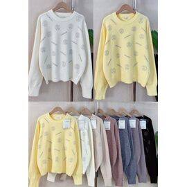 Фотография Свитер женский MA768905 mix р.46-50 "Annet" недорого оптом от прямого поставщика