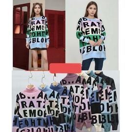 Фотография Свитер женский MA1005 mix р.46-50 "Annet" недорого оптом от прямого поставщика