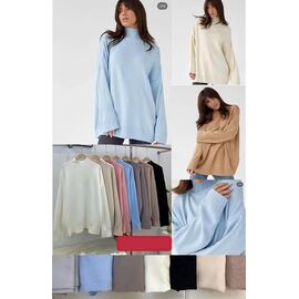 Фотография Свитер женский MA9733 mix р.46-50 "Annet" недорого оптом от прямого поставщика