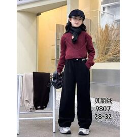 Штани дитячі спортивні зимові на дівчинку 9807 beige р.28-32 "Meloria" недорого оптом від прямого постачальника