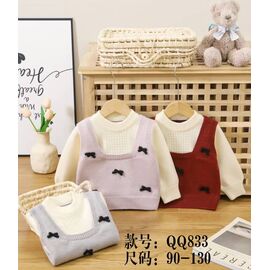 Светер Дитячий на дівчинку 833 lilac р.90-130 "Meloria" недорого оптом від прямого постачальника