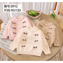 Светер Дитячий на дівчинку 8912 d.beige р.90-130 "Meloria" недорого оптом від прямого постачальника