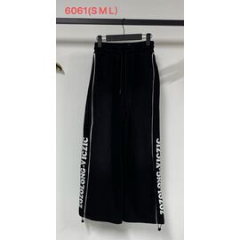 Фотография Штаны спортивные женские тёплые 6061 black р.S-L "Immei" недорого оптом от прямого поставщика