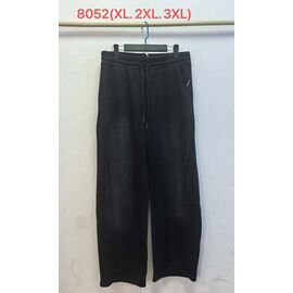 Фотография Штаны спортивные женские тёплые 8052 black р.XL-3XL "Immei" недорого оптом от прямого поставщика