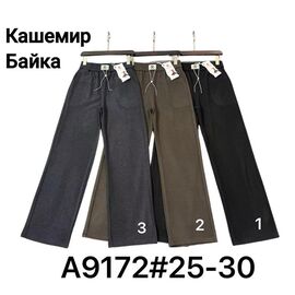 Штани спортивні жіночі теплі A9172–1 black р.25-30 "Immei" недорого оптом від прямого постачальника