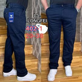 Фотография Брюки мужские 402-1 navy р.29-38 "LILY" недорого оптом от прямого поставщика