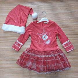 Сукня дитяча утеплена на дівчинку M720 red р.3-6 "Major" недорого оптом від прямого постачальника