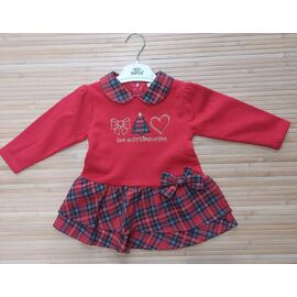 Сукня дитяча утеплена на дівчинку M701 red р.0.9-2 "Major" недорого оптом від прямого постачальника