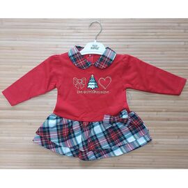 Сукня дитяча утеплена на дівчинку M702 red р.0.9-2 "Major" недорого оптом від прямого постачальника