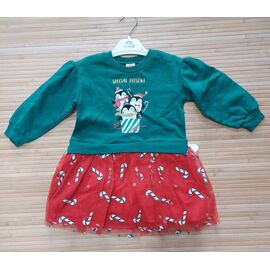 Сукня дитяча утеплена на дівчинку M717 green р.2-5 "Major" недорого оптом від прямого постачальника