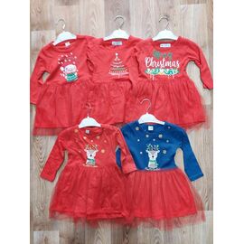 Сукня дитяча утеплена на дівчинку M744 blue р.1-5 "Major" недорого оптом від прямого постачальника