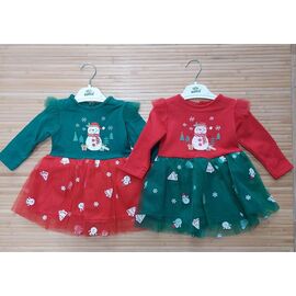 Сукня дитяча утеплена на дівчинку M705 green р.0.9-2 "Major" недорого оптом від прямого постачальника