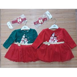 Сукня дитяча утеплена на дівчинку M707 green р.0.9-2 "Major" недорого оптом від прямого постачальника