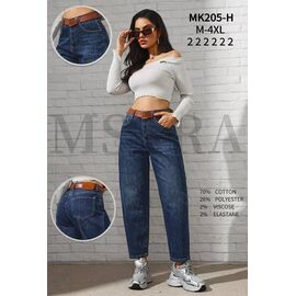 Фотография Джинсы женские MK205H blue р.M-4XL "Miss Kurry" недорого оптом от прямого поставщика