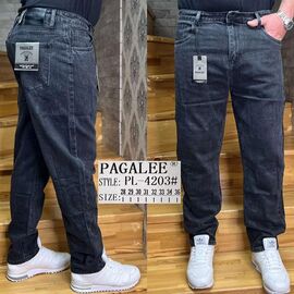Фотография Джинсы мужские PL4203 black р.28-36 "Pagalee" недорого оптом от прямого поставщика
