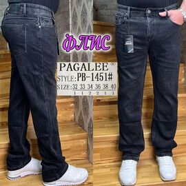 Фотография Джинсы мужские PB1451 black р.32-40 "Pagalee" недорого оптом от прямого поставщика