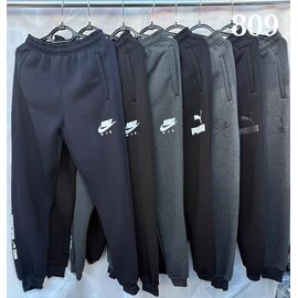 Штани спортивні чоловічі утеплені S1812 navy р.46-54 "Shon" недорого оптом від прямого постачальника