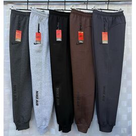 Штани спортивні чоловічі утеплені S1822 brown р.48-58 "Shon" недорого оптом від прямого постачальника